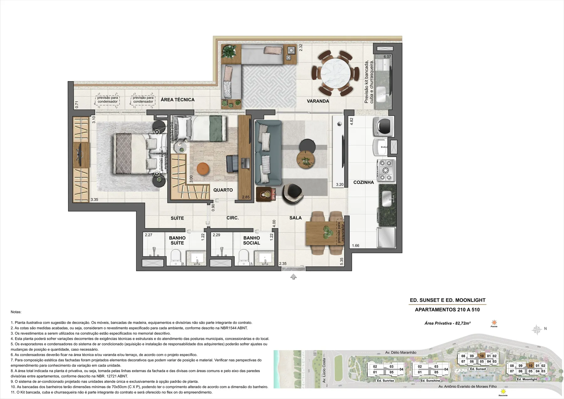 Planta do Wave by YOO: Planta 22
