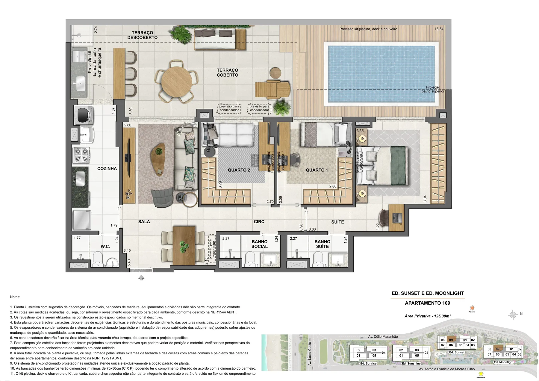 Planta do Wave by YOO: Planta 25