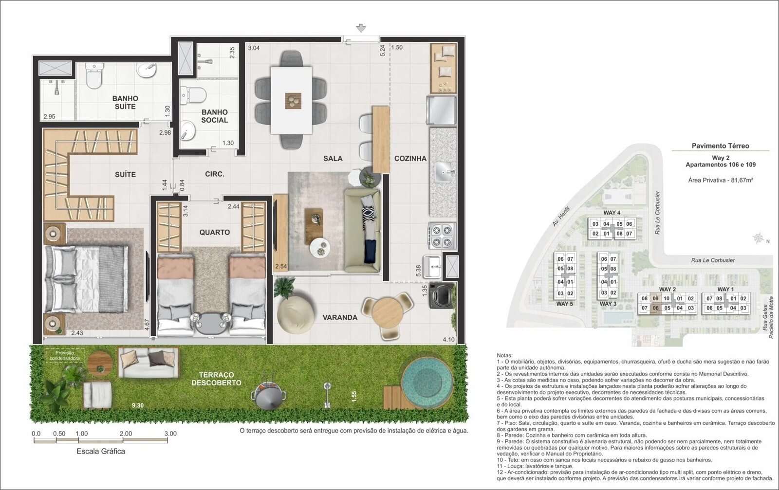 Configuração garden