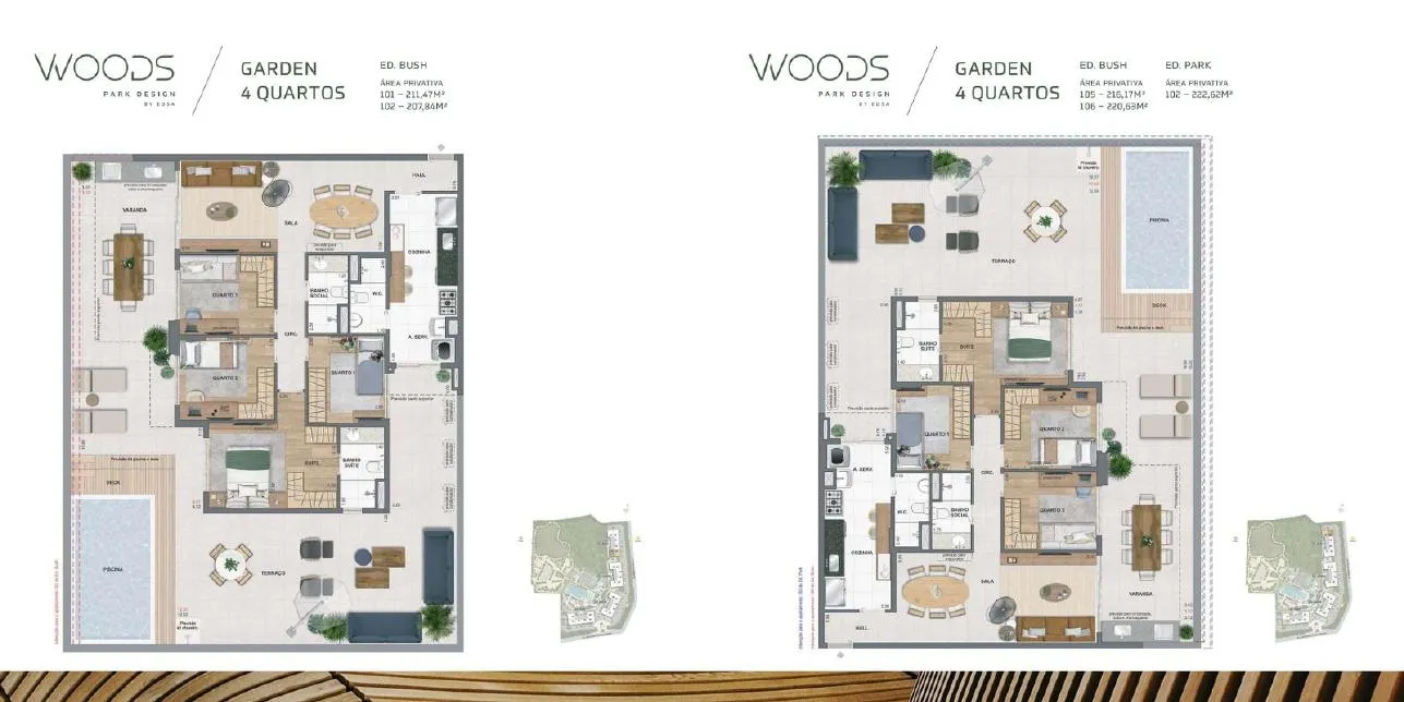 Planta do Woods Park Design by EDSA