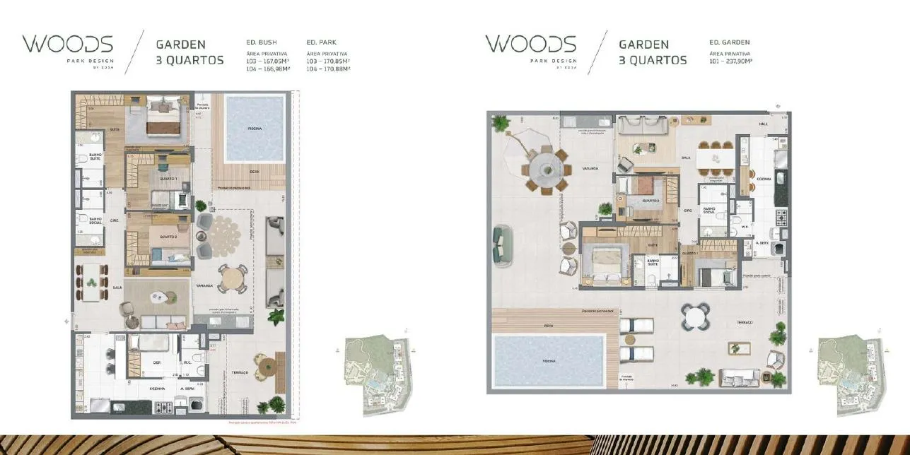 Planta do Woods Park Design by EDSA