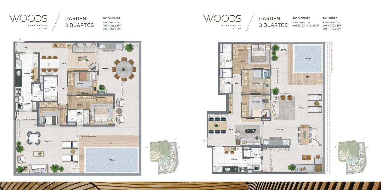 Planta do Woods Park Design by EDSA