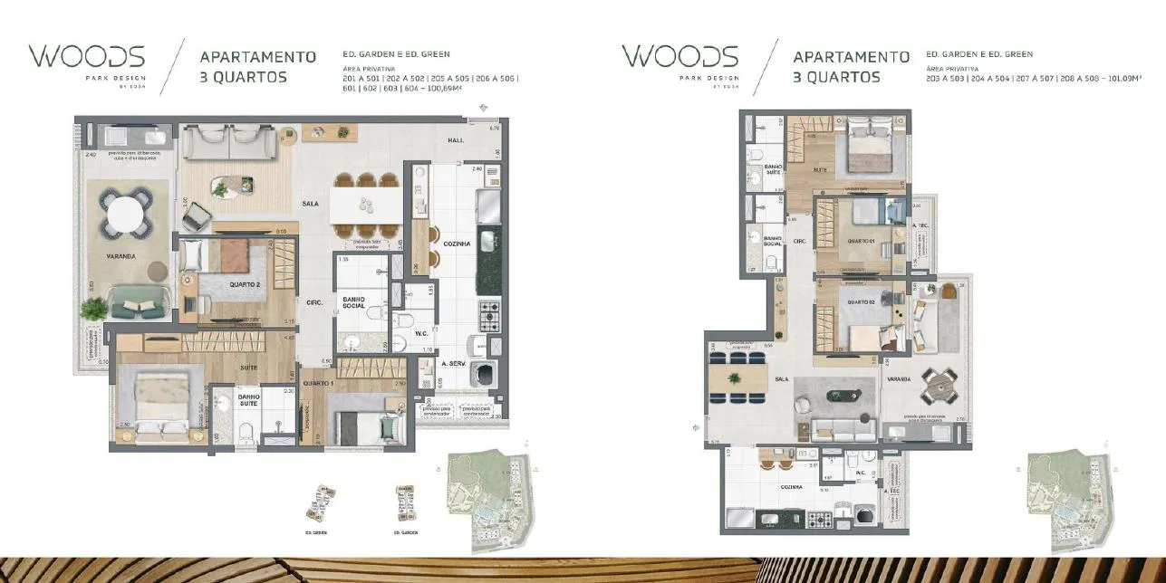 Planta do Woods Park Design by EDSA