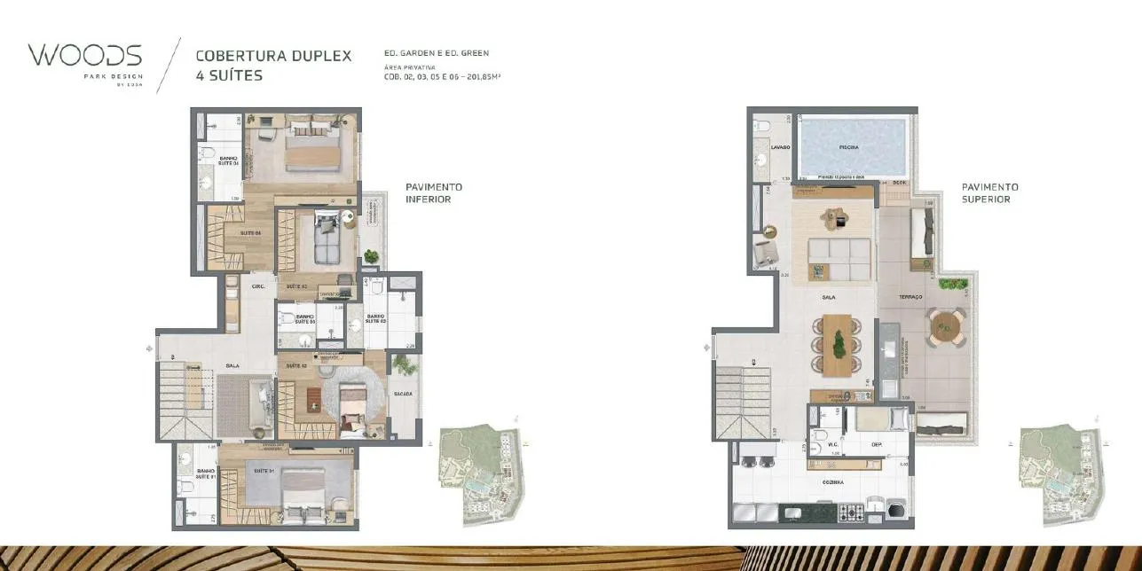 Planta do Woods Park Design by EDSA